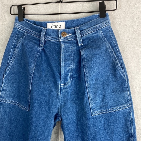 etica tapered button jeans - Picture 3 of 9